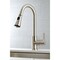Gourmetier LS8728CTL Continental Single-Handle Pull-Down Kitchen Faucet, Nickel LS8728CTL - alternate 3